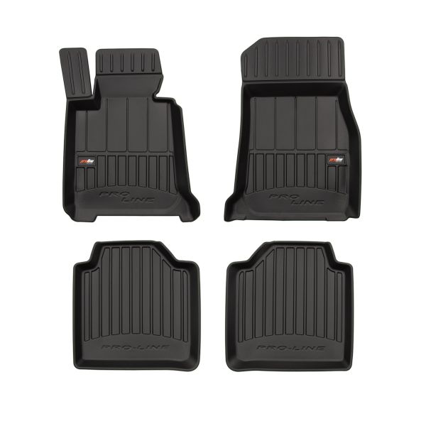 Set Covorase Auto Si Tavita Portbagaj BMW Seria 3 Gran Turismo (F34) din 2012-2018, Cauciuc, Protectie Porbagaj, 4x Stickere auto cu BMW