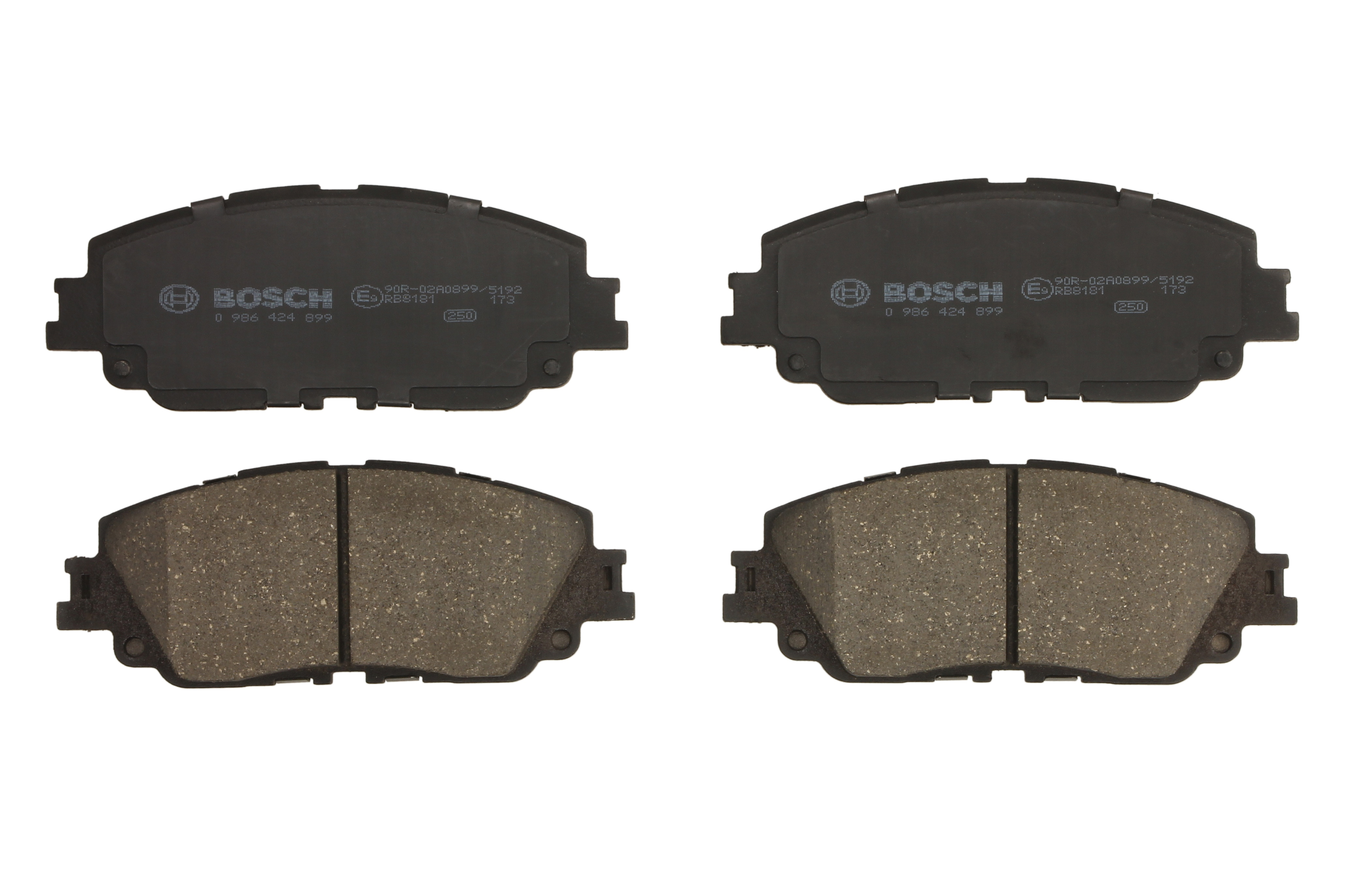 Колодки гальмівні дискові TOYOTA RAV 4 V (_A5_, _H5_) 2.5 2018.12- BOSCH (0986424899) Bosch фото 3