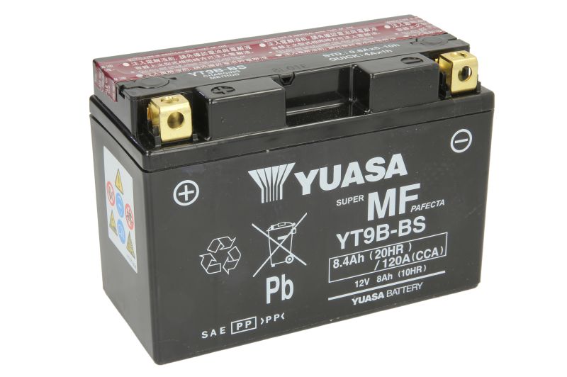 YUASA startovací baterie AEON COBRA 125RS, 180RS II, 180RS 02-08, OVERLAND 180 02-09, APRILIA AF1 125 (SINTESI), (SPORT PRO) 88-93, LEONARDO 150 98-00, MOJITO 125 (CUSTOM) 02, PEGASO 125 93-95, RS 125 92-09, RX 125 91-92, RED 125 91-96, SR 125 (RACING) 00
