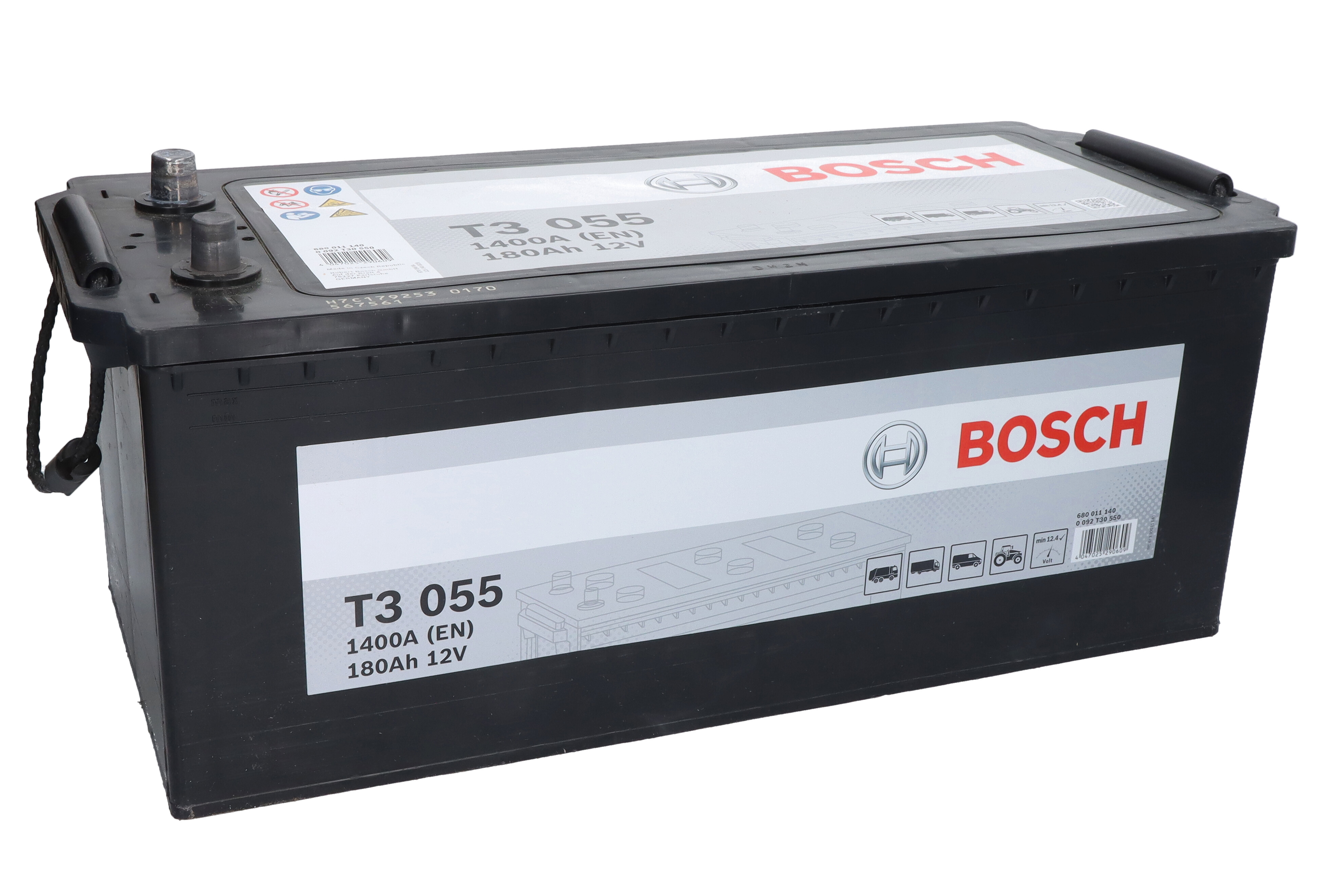Акумуляторна батарея 180Ah/1400A (513x222x223/+L/B00) Bosch фото 12