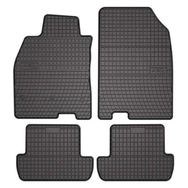Set Covorase Auto Si Tavita Portbagaj RENAULT MEGANE III Grandtour (KZ0/1) din 2008-2016, Cauciuc, Protectie Porbagaj, 4x Stickere auto cu RENAULT
