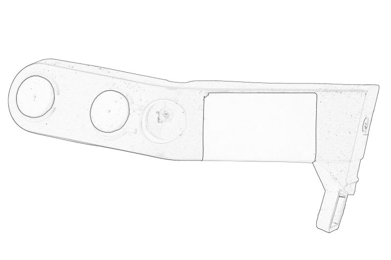 Piese Auto - Suport bara Inferior/Spate Stanga (plastic) potrivit OPEL ASTRA J, ASTRA J GTC 1.3D-2.0D 09.09-