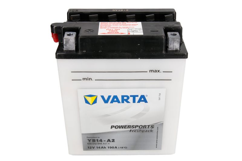 VARTA startovací baterie ARCTIC CAT ALTERRA 400 16-17, ARCTIC 400 FIS 4X4 W/AT, 4004X4, 7004X4 (AUTOM.EFI LE), 4004X4 (AUTOM.LE), 6504X4 (AUTOM.), 500 FIS 4X4 W/MT, 5004X4 (AUTOM.), 3004X4, 4004X4 W/AT, 4004X4 (AUTOM.), 700 SUPER DUTY DIESEL, 4004X4 W/MT,