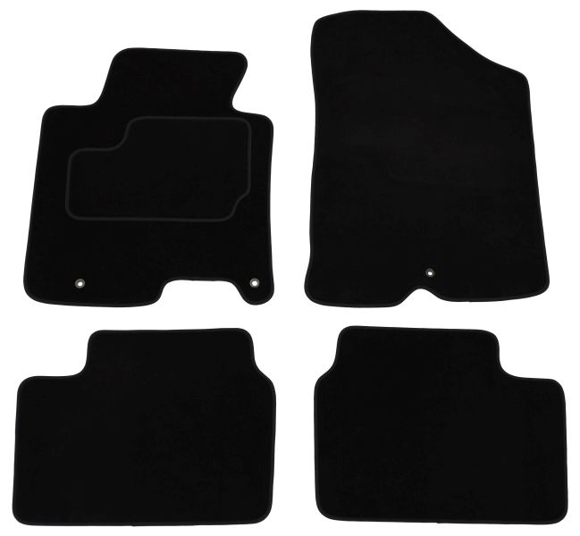 Set Covorase Auto Si Tavita Portbagaj KIA CEE'D Sportswagon (JD) din 2012-2018, Cauciuc, Protectie Porbagaj, 4x Stickere auto cu KIA