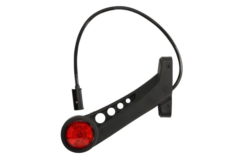 Lumina clarificare dreapta, rosu alb, LED, 12 24V (cu clema pentru fir plat, conector: CLICK-IN JAEGER)