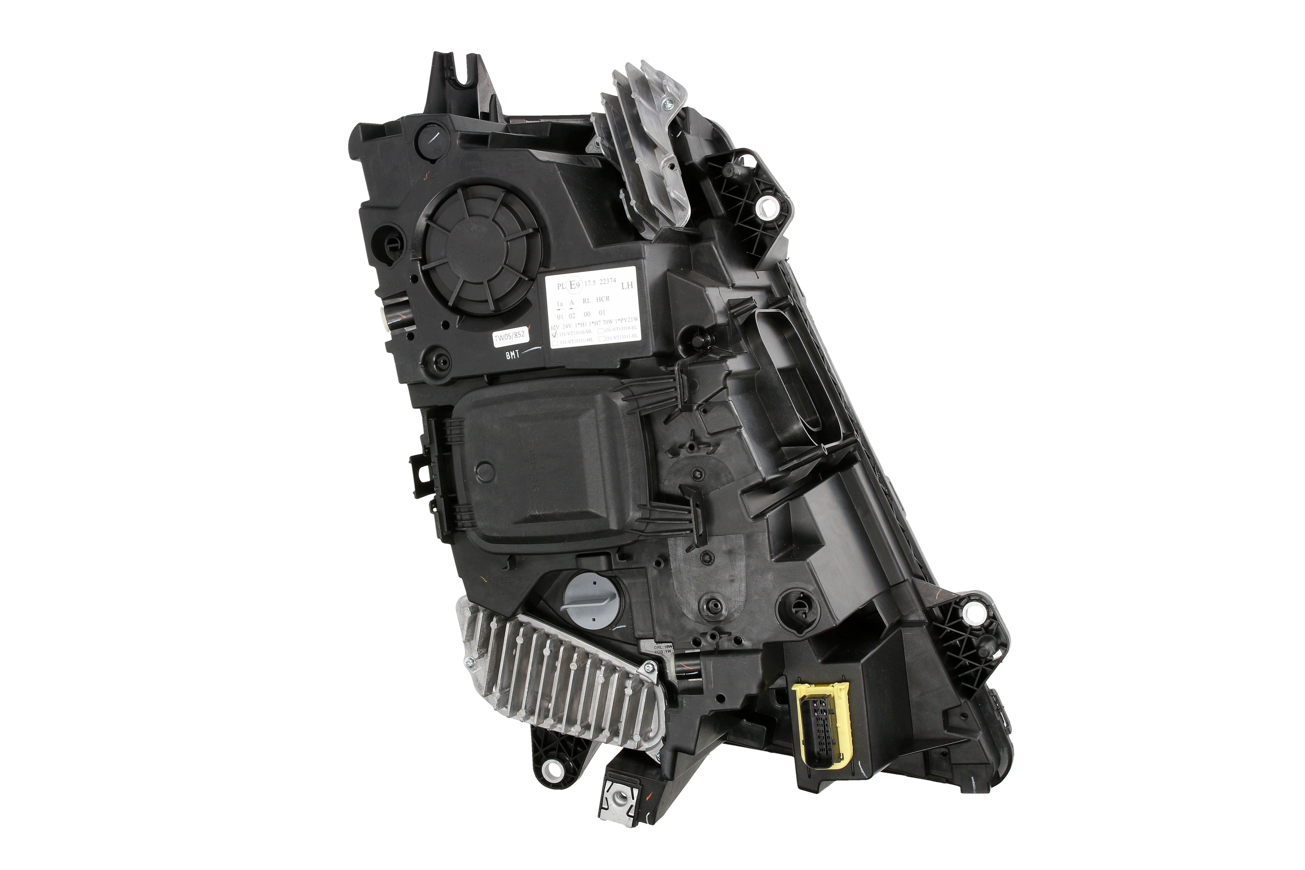 Фара лів (H1/H7/LED/PY21W, ручн, колір відбивача: срібн) VOLVO FH II 01.12- фото 2
