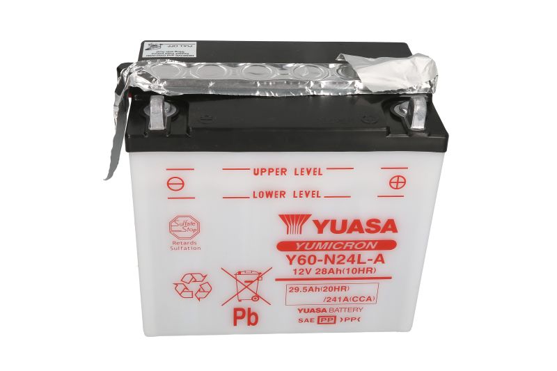 YUASA startovací baterie KAWASAKI ZN 1300 (VOYAGER) 83-88, MOTO GUZZI CALIFORNIA 1000II, 1000III, 1100 82-00, CONVERT 1000 81, DAYTONA 1000 91-97, LM 850II (LE MANS), 1000 (LE MANS), 1000IV (LE MANS), 850I (LE MANS), 850III (LE MANS), 1000V (LE MANS), 100