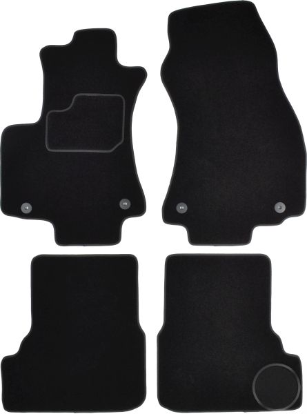 Set Covorase Auto Si Tavita Portbagaj OPEL ZAFIRA B Box Body/MPV (A05) din 2005-2015, Cauciuc, Protectie Porbagaj, 4x Stickere auto cu OPEL