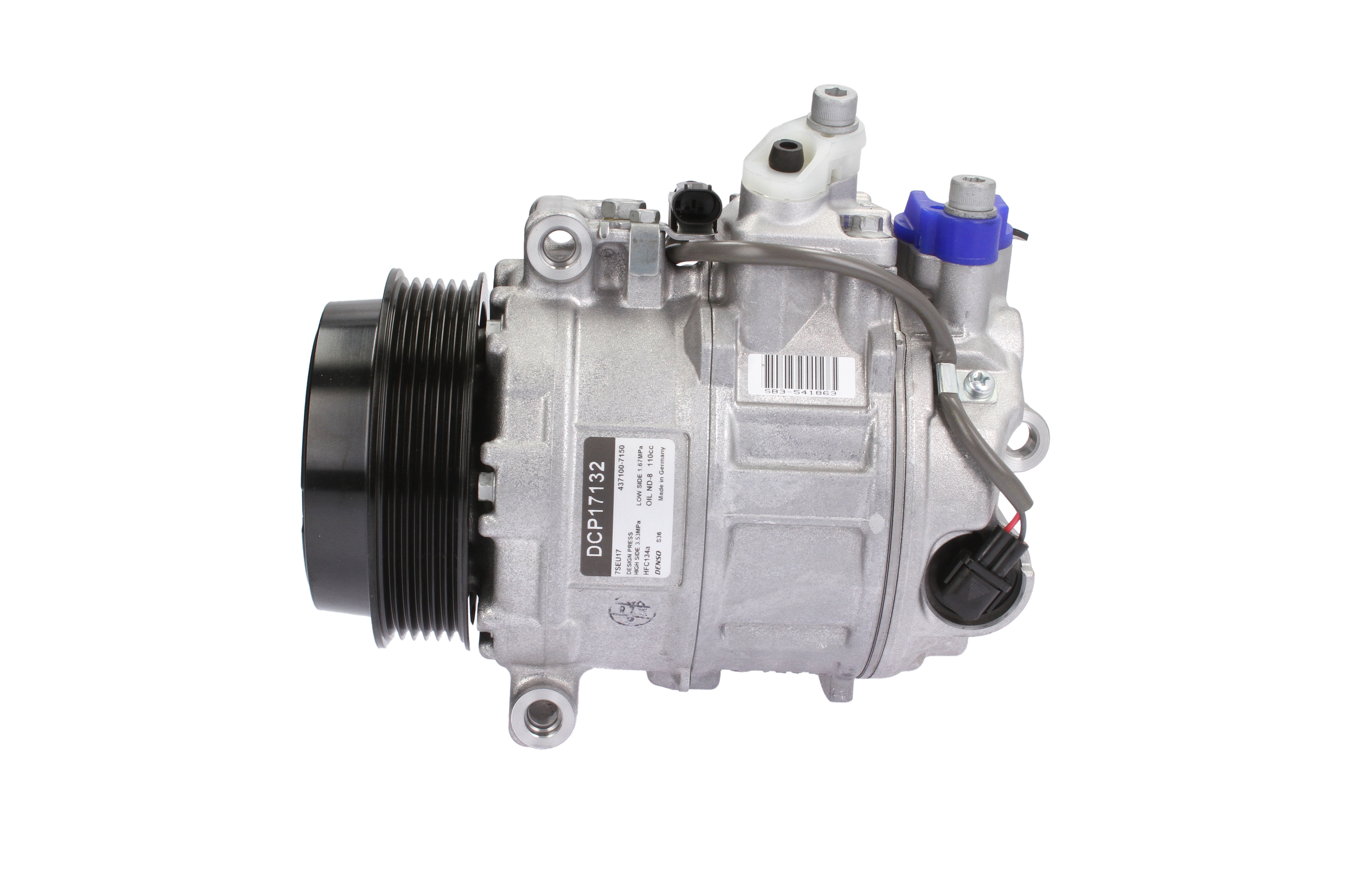 Компресор кондиціонера MERCEDES-BENZ S-CLASS (W221, V221) 5.5 2005.10 - 2013.12 S 500 (2 DENSO (DCP17132) Denso фото 3