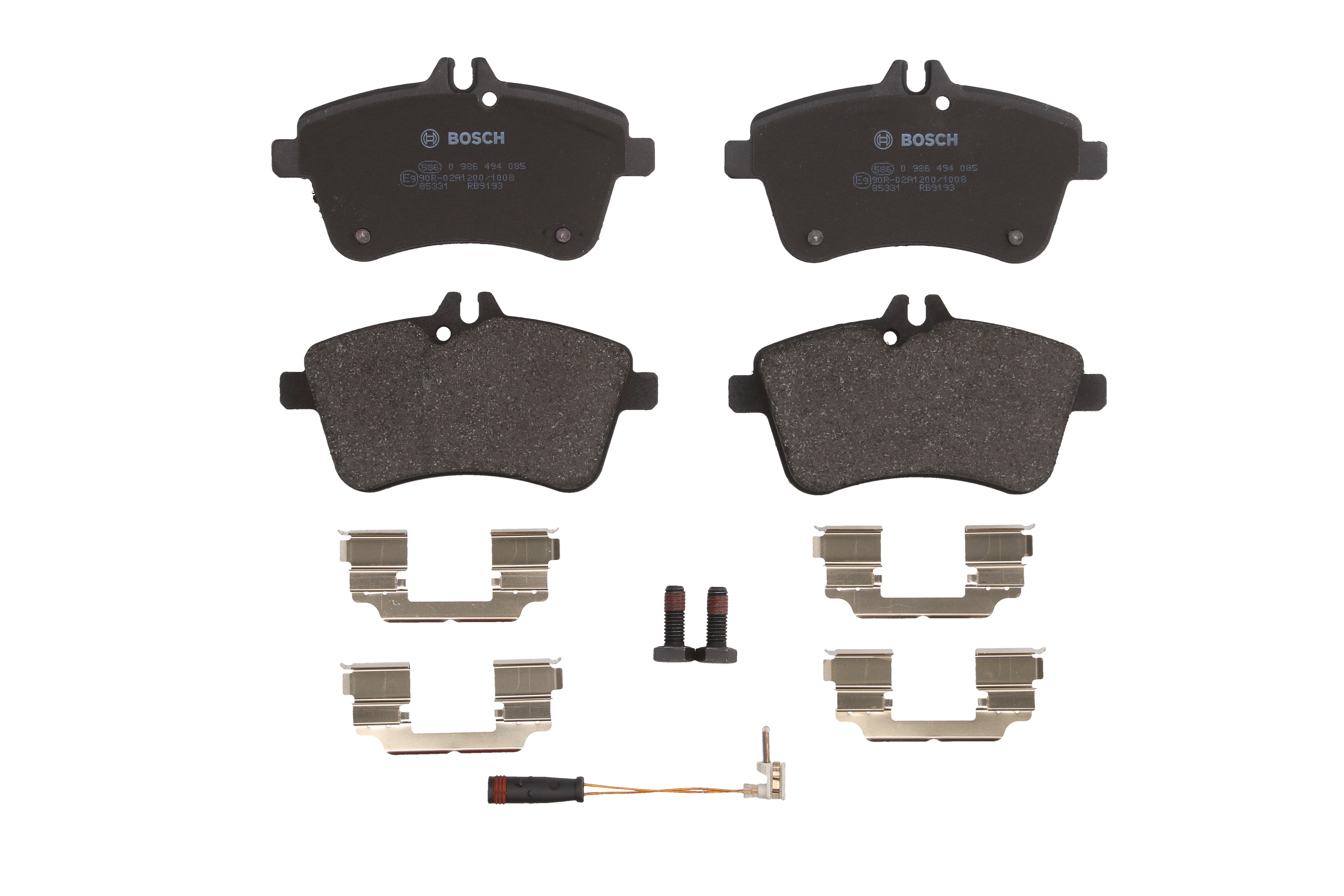 Колодки гальмівні дискові MB B-CLASS SPORTS TOURER (W245) 2.0 2005.03-2011.11 BOSCH (0 986 494 085) Bosch фото 3