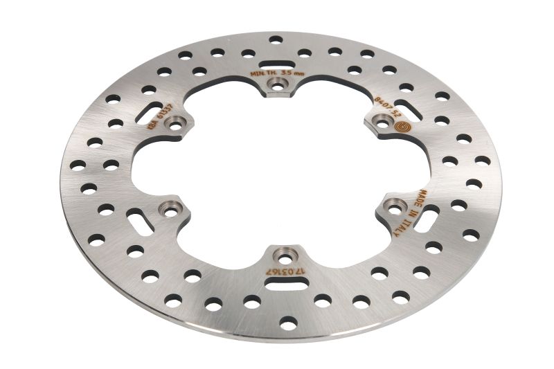 BREMBO brzdový kotouč GAS GAS EC 300, 125, 200, 250, 400FSE, 450FSR 96-10, FSE 450 03-07, FSR 450 11, MC 125, 250 98-10, HUSABERG FC 600 99-00, FE 650E, 550E, 501E, 501, 570E 98-10, FS 650E, 650C, 570E, 570 (SUPERMOTO) 06-11, KTM ADVENTURE 620 98, DUKE 62