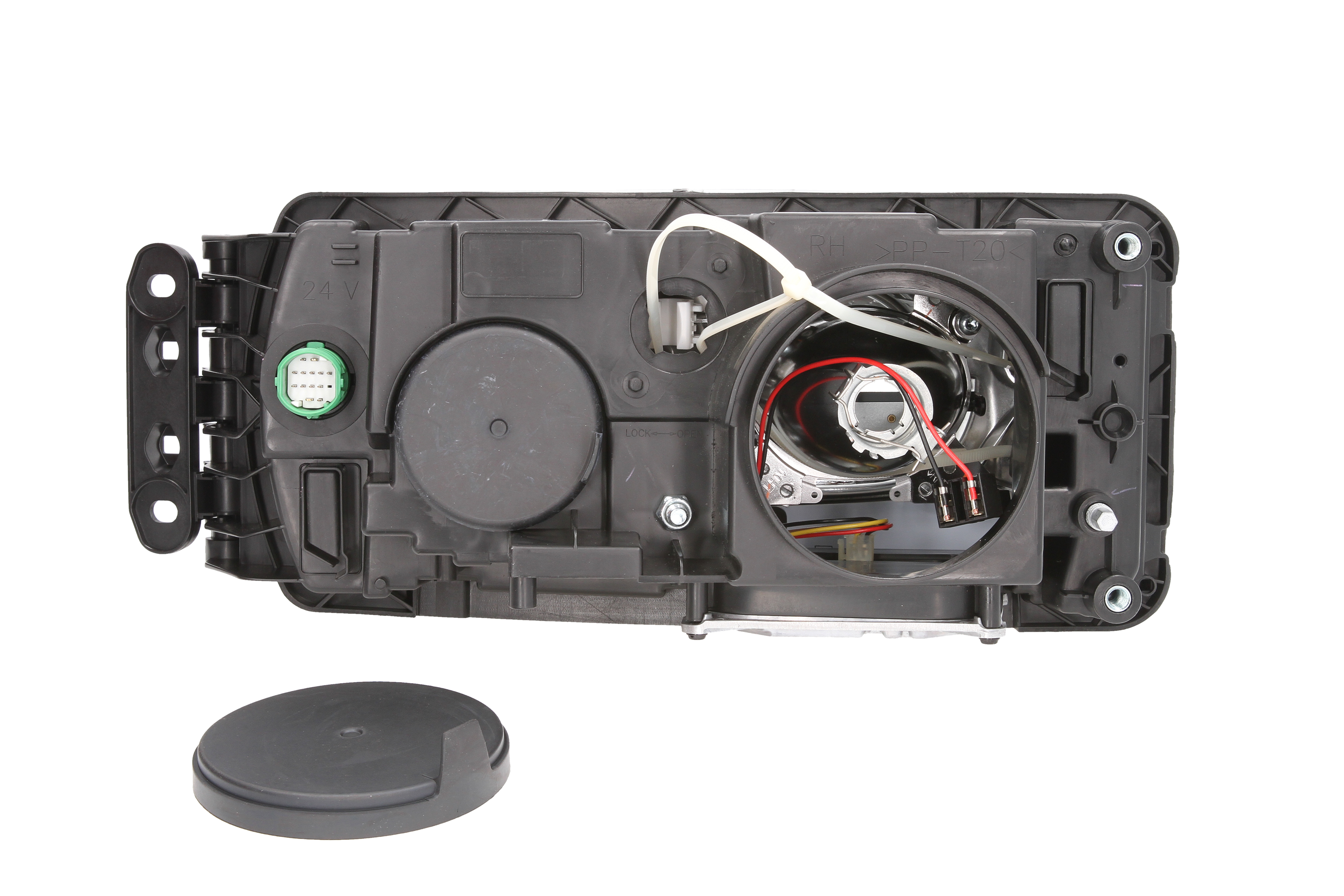 Фара прав (12LED*1WATT/H7, електричн, без мотора, з контролером ECU) IVECO EUROCARGO IV, EUROCARGO V, STRALIS I, STRALIS II 02.02- фото 2