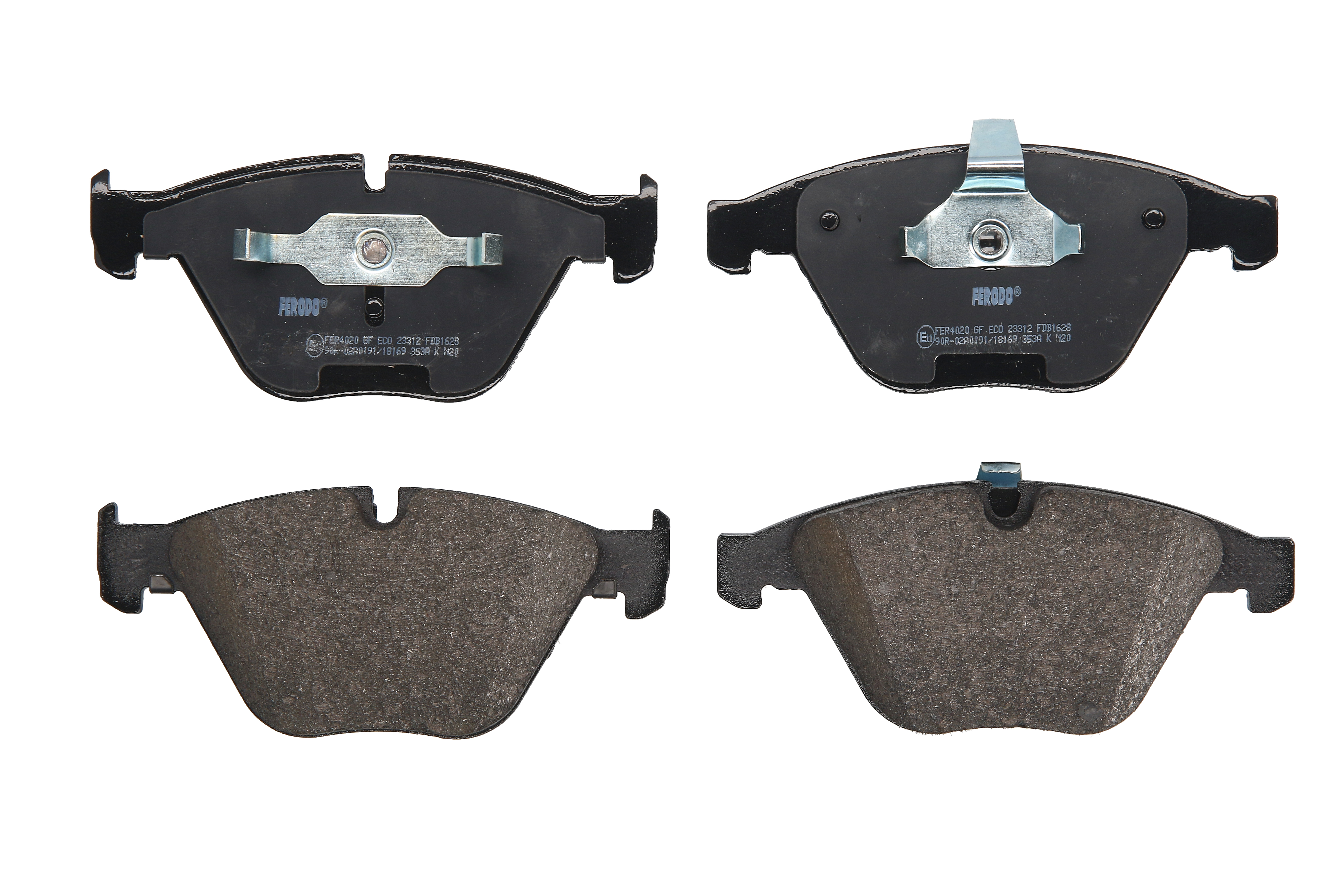 Колодки гальмівні дискові BMW 5 (E60) 3.0 2001.12-2010.03 FERODO (FDB1628) Ferodo фото 3