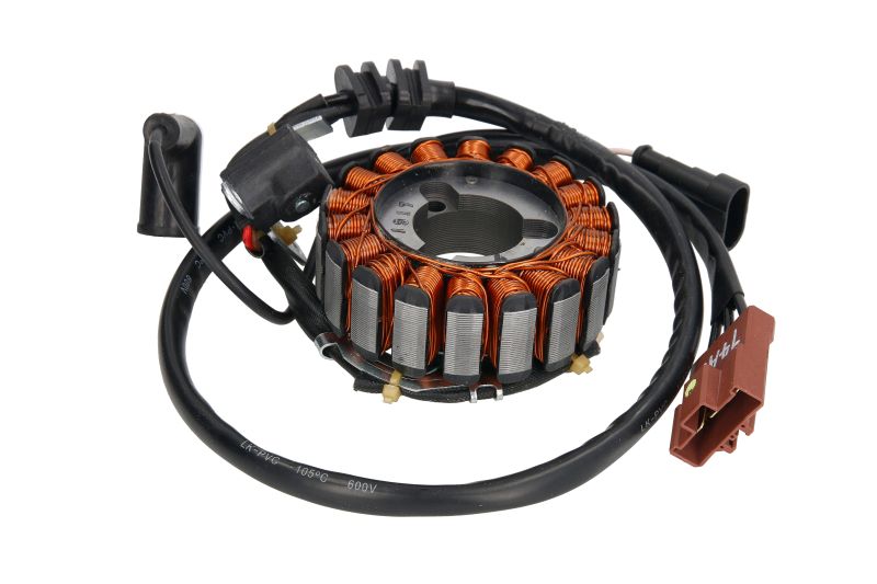 RMS stator, generátor APRILIA ATLANTIC 250I.E, 125 06-08, SR 125 (MAX 4T) 11-14, SCARABEO 250 LIGHT, 300 (LIGHT) 06-10, SPORTCITY 125, 300I.E. (CUBE) 06-12, DERBI GP1 250 (LOW SEAT) 07-08, RAMBLA 125, 250 08-09, GILERA NEXUS 250SP, 300, 125IE, 300IE, 125,
