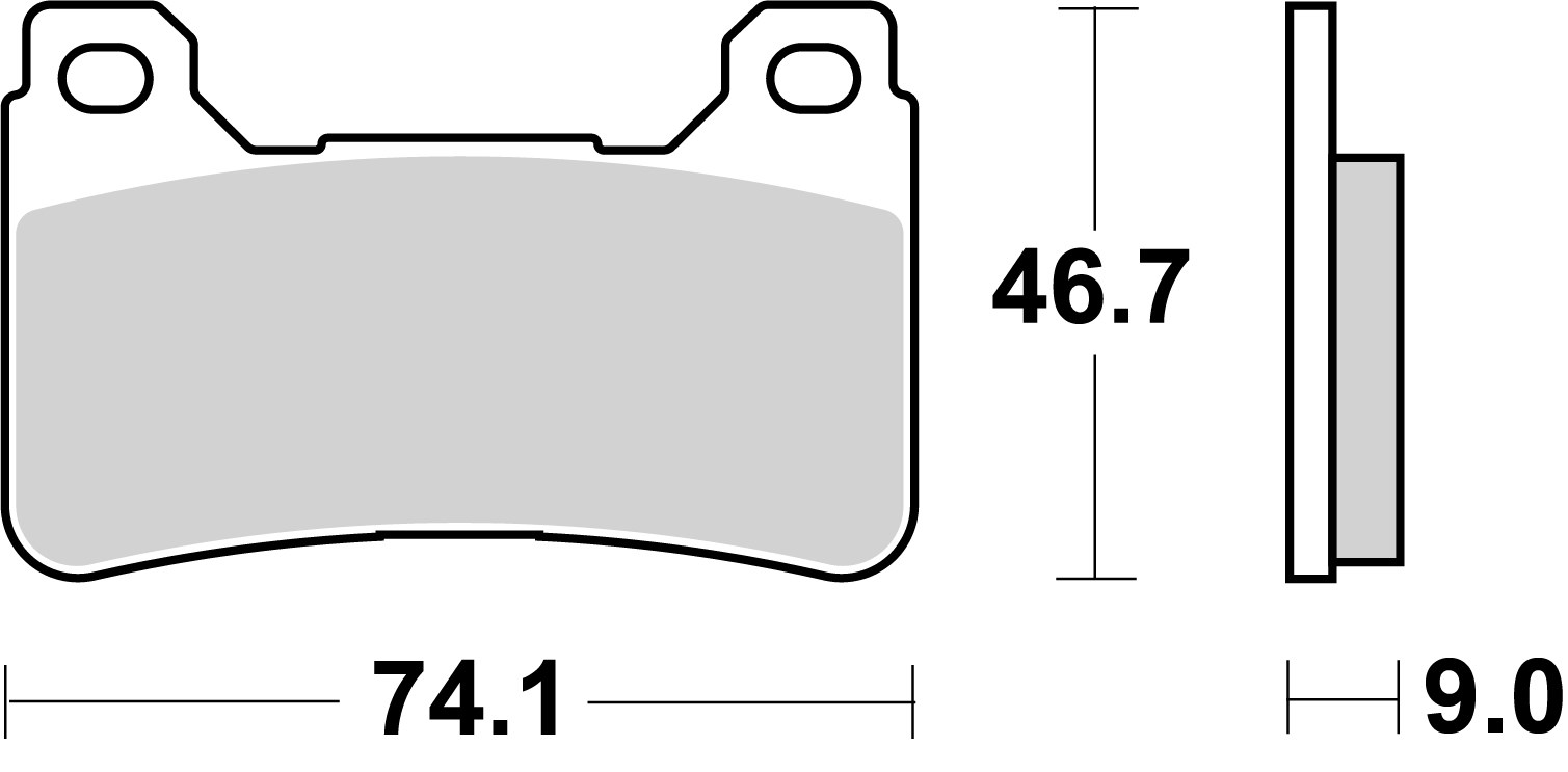 BREMBO sada brzdových destiček, kotoučová brzda HONDA CBR 600RR, 600RR ABS, 1000RR (FIREBLADE) 04-12 (07HO50SC, 2P301ST, FDB2181STAC, FDB2205CP211, MCB755SRQ)