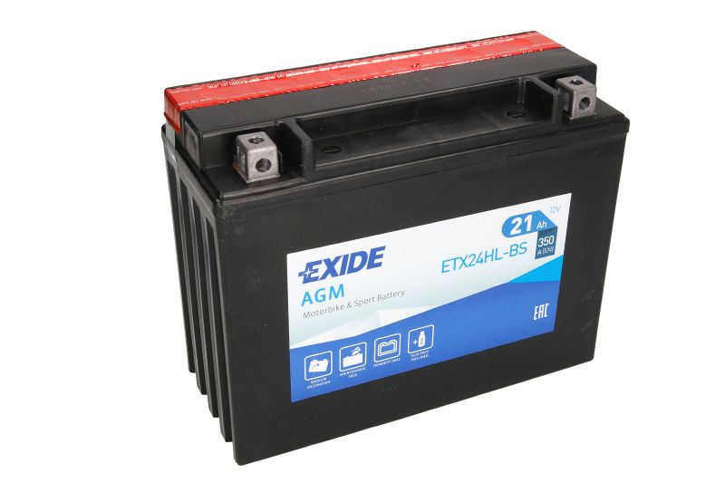 EXIDE startovací baterie ARCTIC CAT PROWLER 650, 550 07-09, CAN-AM SPYDER 1330 RT SE6, 990 RS, 1330 RT SM6, 1330 RT LIMITED SE6 14-15, DUCATI GTL 500 74-79, GTV 500 77-79, SPORT 500 (DESMO), (TWIN) 78-83, HONDA GL 1100 (GOLDWING), 1500 (GOLDWING) 80-90, K