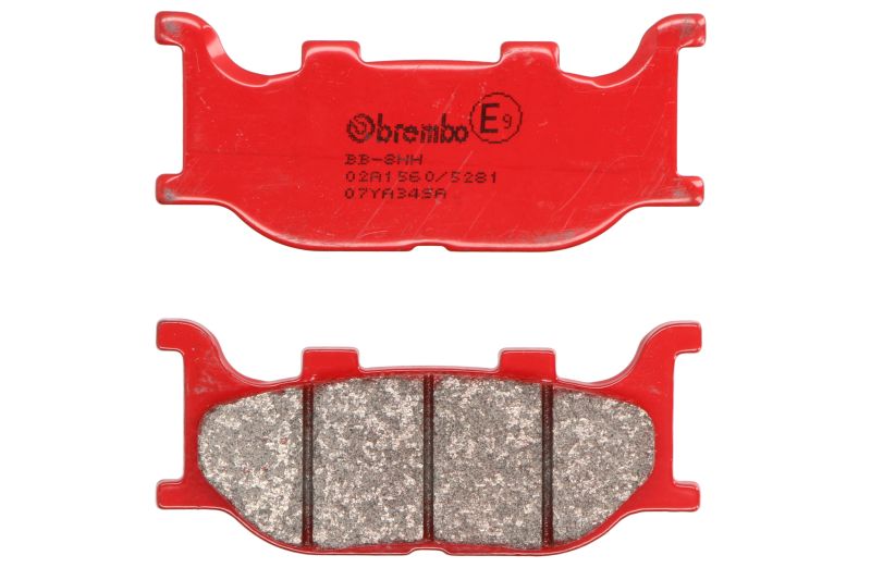 BREMBO sada brzdových destiček, kotoučová brzda YAMAHA FZ6 600 NA (ABS), N, S2, S (FAZER), S (FAZER ABS) 04-10, MT-03 660 06-12, SR 125 97-02, XJ 600 S (DIVERSION) 98-03, XJ6 600 (DIVERSION), N, (DIVERSION ABS), N ABS 09-12, XV 250S (VIRAGO HOCHLENK.), 12