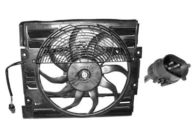 Ventilator radiator (cu carcasa) potrivit BMW 7 (E38) 2.5D-5.4 1994-2001 [1]