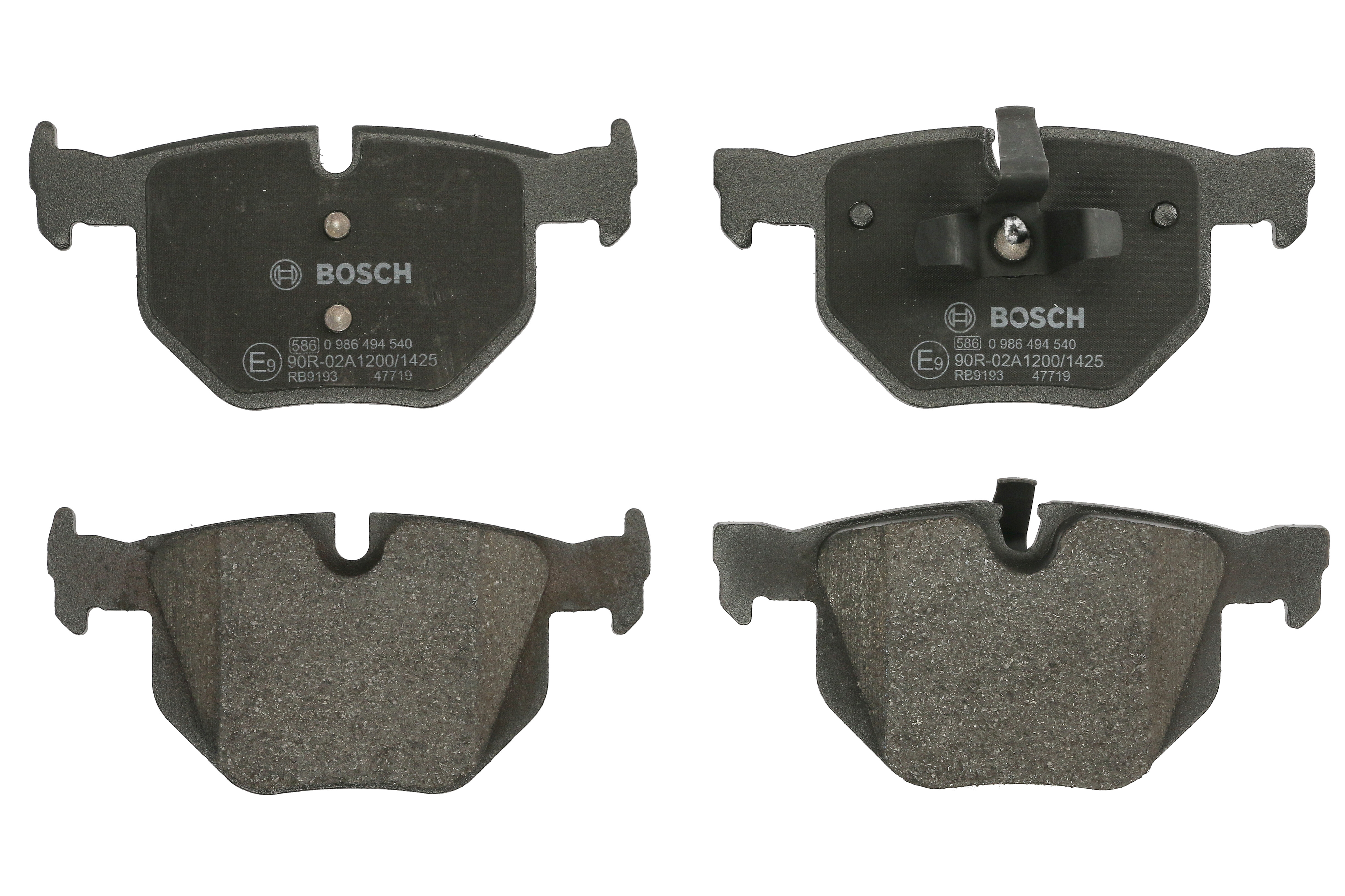 Комплект гальмівних колодок задн , BMW 3 (E90), 3 (E91), 3 (E92), 3 (E93), X1 (E84) 2.0D-3.0D 12.04-12.13