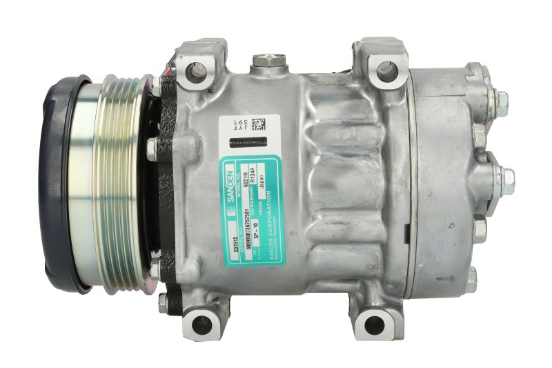 Compresor climatizare potrivit CASE IH 110, 115, 120, 125, 130, 140; CASE-STEYR 4110 CLASSIC, 4110 CVT, 4120, 4120 CVT, 4130 CLASSIC, 4130 CVT; NEW HOLLAND T6.120 2WD, T6.120 4WD, T6.140 2WD