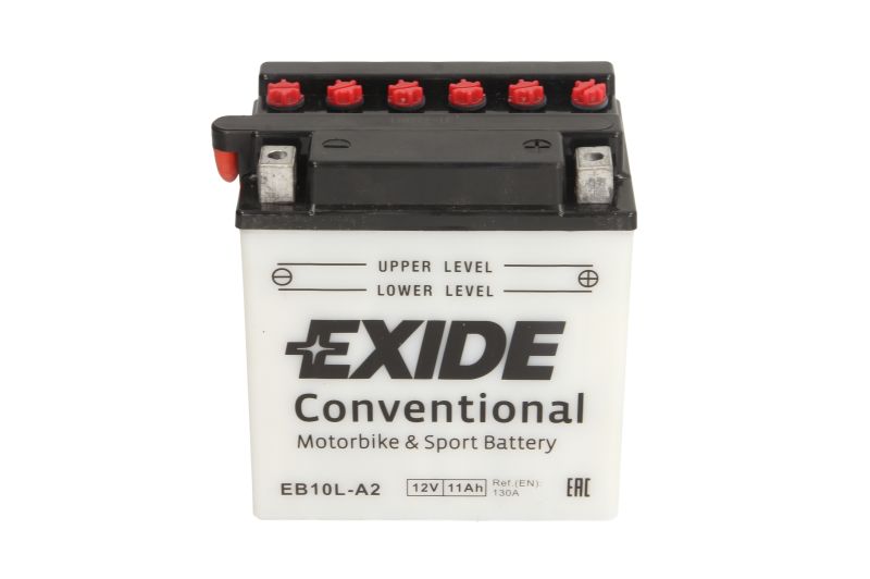 EXIDE startovací baterie GILERA DAKOTA 500, 350, ER 350 85-89, HONDA CH 150 (ELITE) 87, KAWASAKI KZ 650, 900, 305 76-88, Z 250G (LTD), 650 SR, 650 (KZ), 650 B, 900A, 200A, 250C, 250A, 250J, 200A6 76-84, SUZUKI DR 650 SE 96-97, GN 250 82-02, GS 400, 500E, 