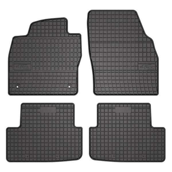 Set Covorase Auto Si Tavita Portbagaj SEAT IBIZA V (KJ1, KJG) din 2017-2020, Cauciuc, Protectie Porbagaj, 4x Stickere auto cu SEAT