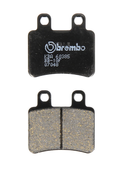 Levně BREMBO sada brzdových destiček, kotoučová brzda DERBI BOULEVARD 1254 T 03-06, CROSS 125 08, SENDA 125 SM (BAJA) 08, TERRA 125 ADVENTURE 08, ITALJET
