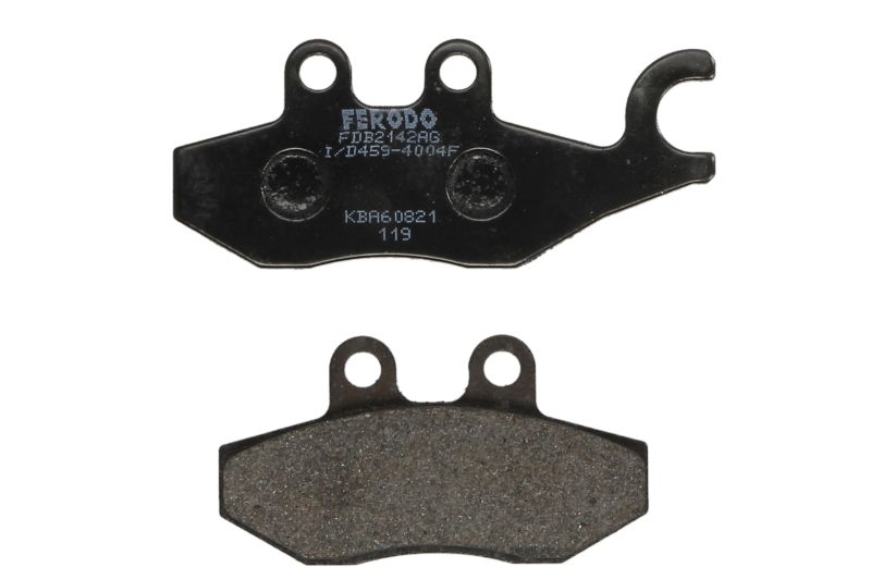 Levně FERODO sada brzdových destiček, kotoučová brzda PIAGGIO/VESPA BEVERLY 250, 125, 250I (TOURER), 200 01-08, CARNABY 125 08, FLY 150, 50 4T, 125, 50 2T