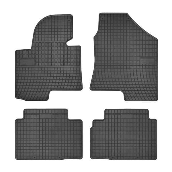 Set 5 covorase auto KIA SPORTAGE III (SL) din 2010-2023, cu covoras tunel median, cauciuc, 4x Stickere auto cu KIA