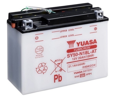 YUASA startovací baterie CAGIVA CITY 50 (LUCKY EXPL.) 94-97, DUCATI GTL 500 74-79, GTV 500 77-79, SPORT 500 (DESMO), (TWIN) 78-83, GAS GAS PAMPERA 320, 250 96-01, KAWASAKI ZG 1200 (VOYAGER XIII) 89-03, SUZUKI GV 1400 (CAVALCADE) 86-88, YAMAHA XJ 1100 (MAX