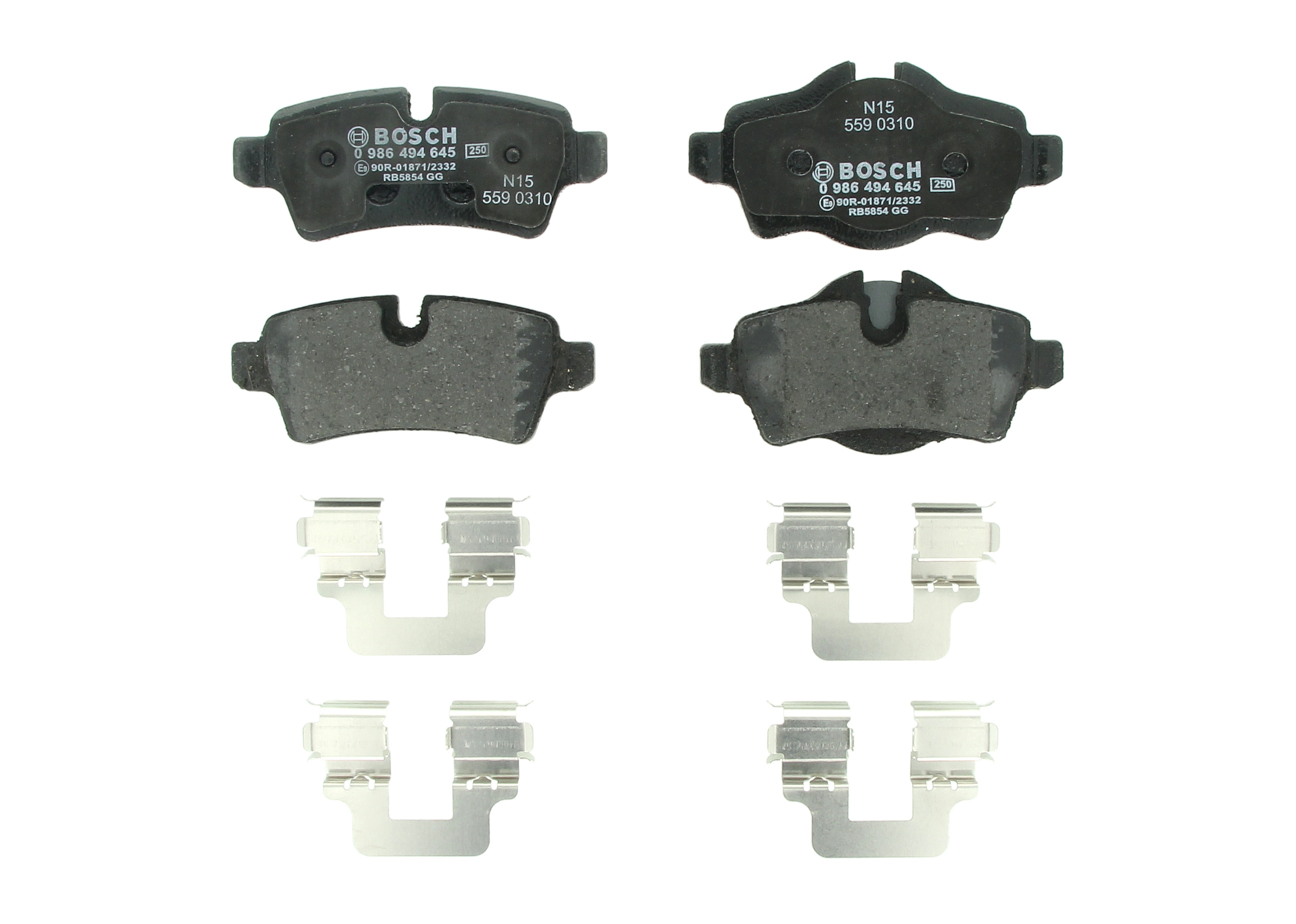 Комплект гальмівних колодок задн , MINI (R56), (R57), (R58), (R59), CLUBMAN (R55), CLUBVAN (R55) 1.4-2.0D 09.06-06.15
