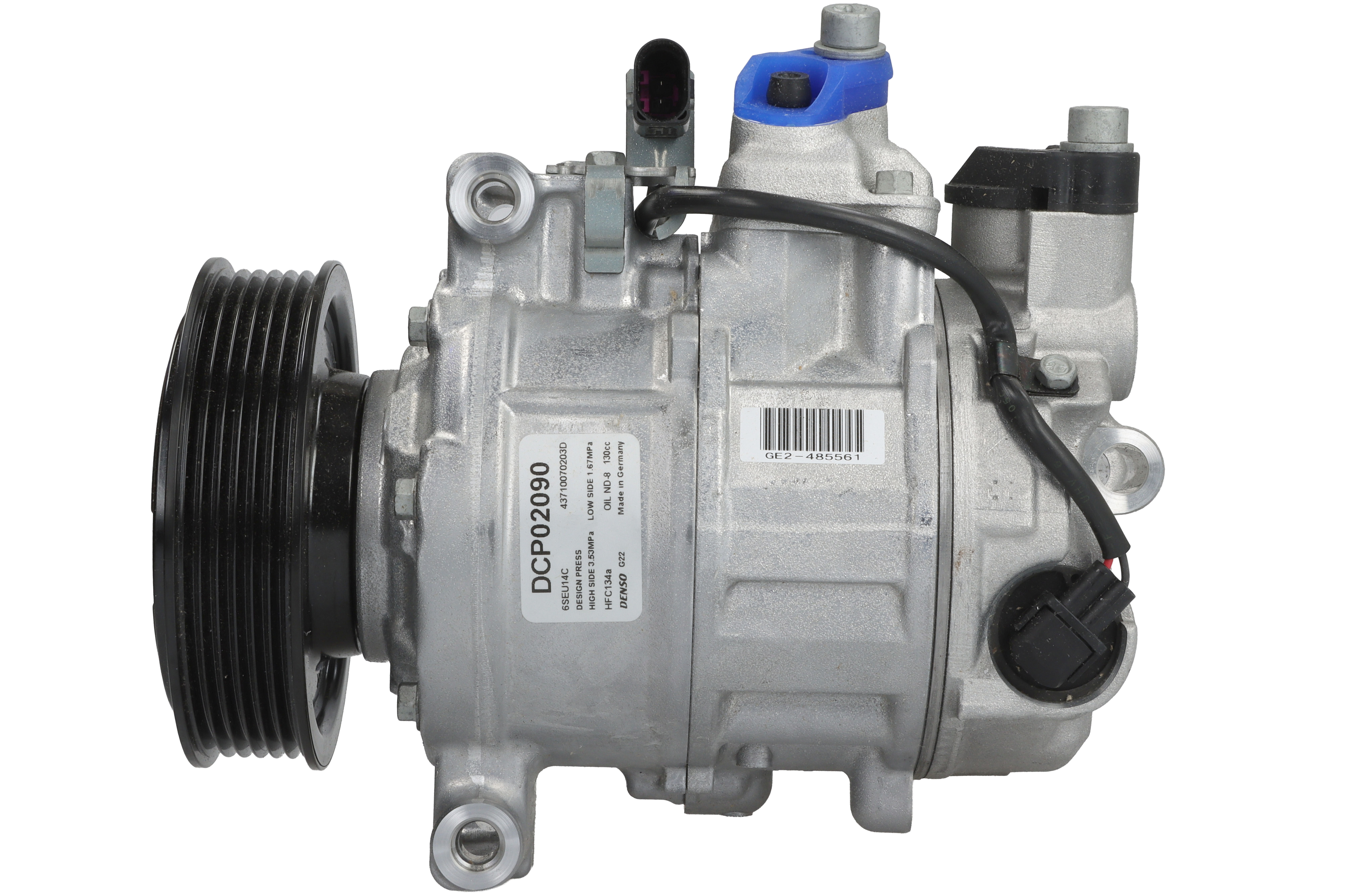 Компресор кондиціонера AUDI A6 C6 (4F2) 3.0 TDI QUATTRO 2004.04 - 2011.08 DENSO (DCP02090) Denso фото 3