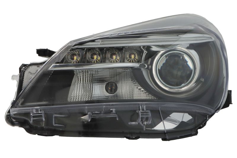 Far fata Stanga (HIR2 LED WY21W, electric, fara motoras, culoare insert: cromat) potrivit TOYOTA YARIS