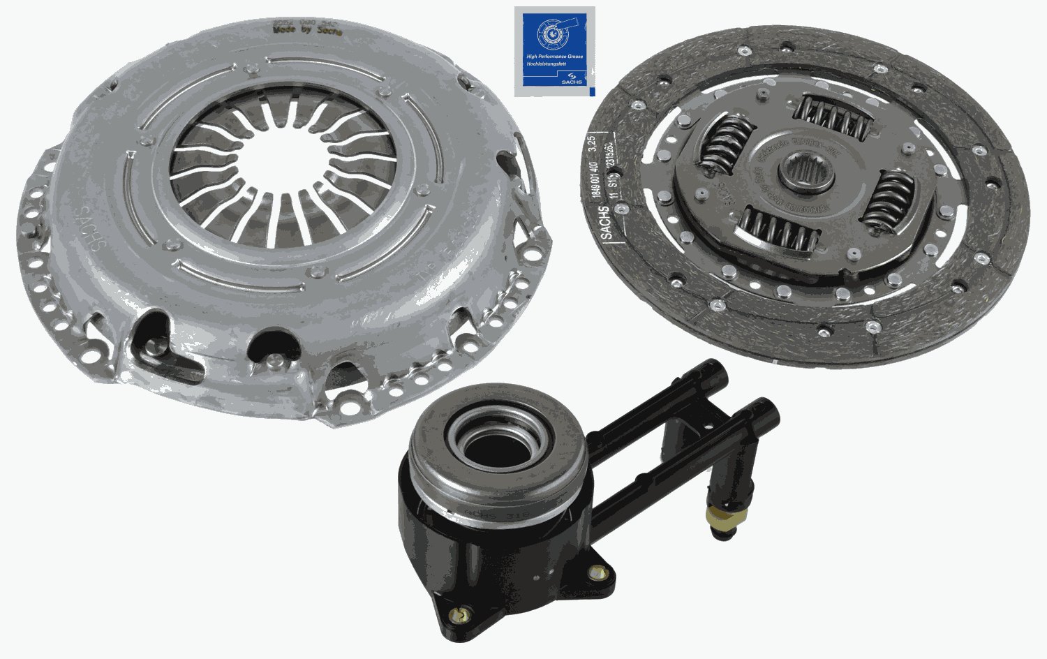 Set kvačila 220mm za vozilo FORD ECOSPORT, FOCUS 1 1.4-1.8LPG