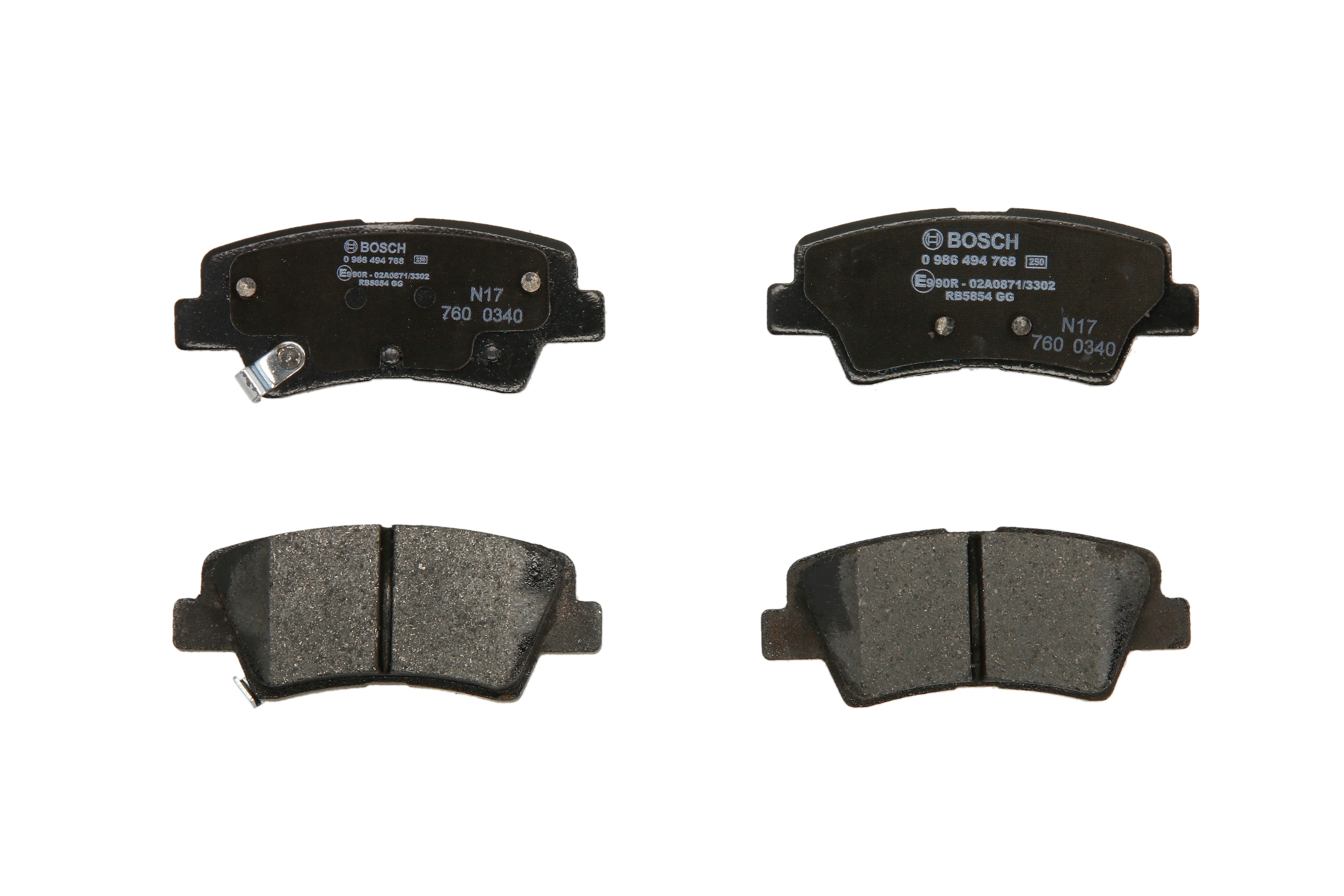 Комплект гальмівних колодок задн , HYUNDAI I10 III, I30, KONA, SONATA VI, KIA CEED, NIRO I, OPTIMA, PICANTO III, PROCEED, SOUL II, SOUL III, SOUL III CARGO, STONIC, XCEED 1.0-Electric 11.10-