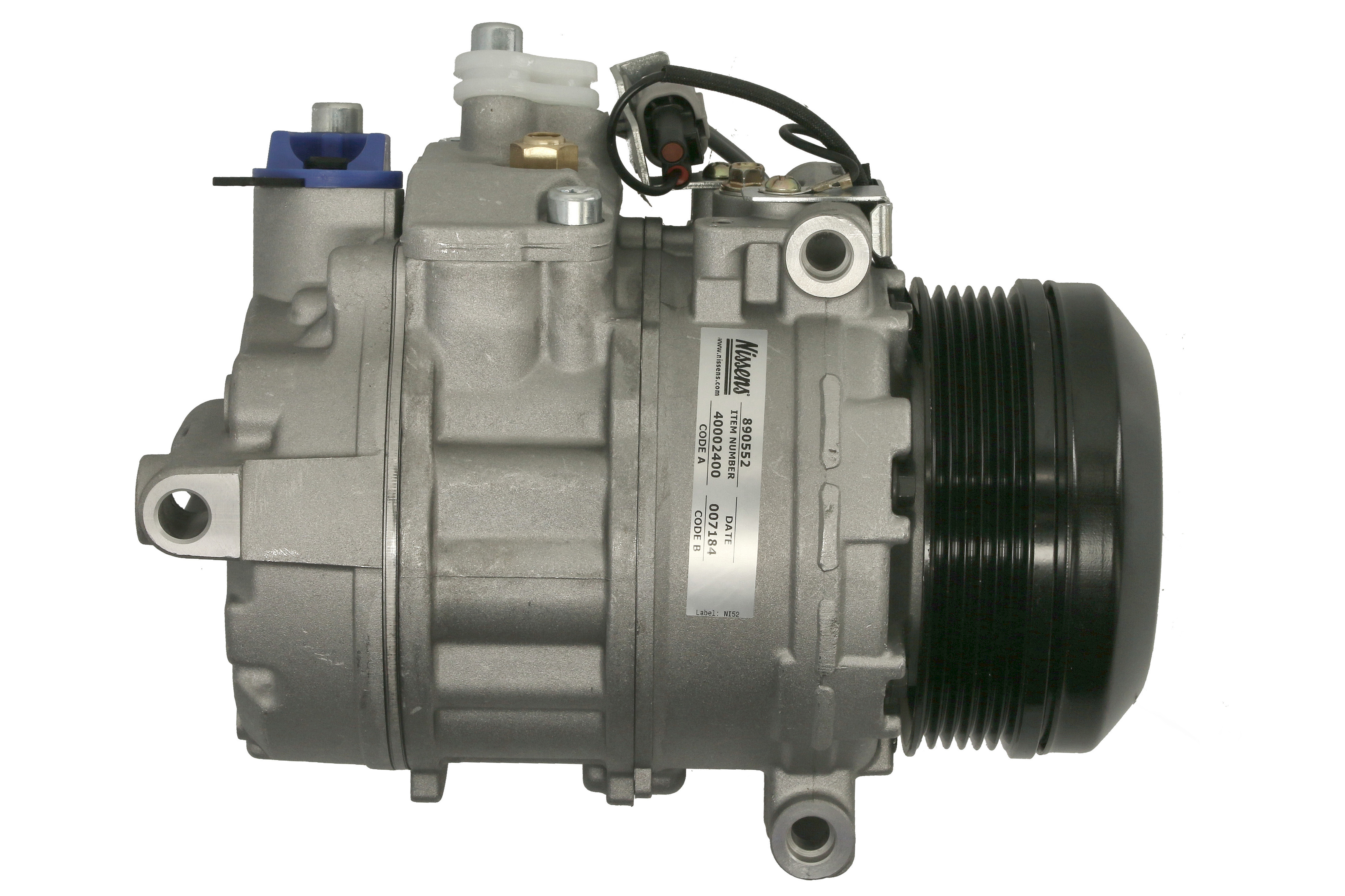 Компресор кондиціонера MERCEDES C-CLASS W 204 (07-) C 220 CDI|MERCEDES C-CLASS W 204 (07 NISSENS (890552) Nissens фото 6