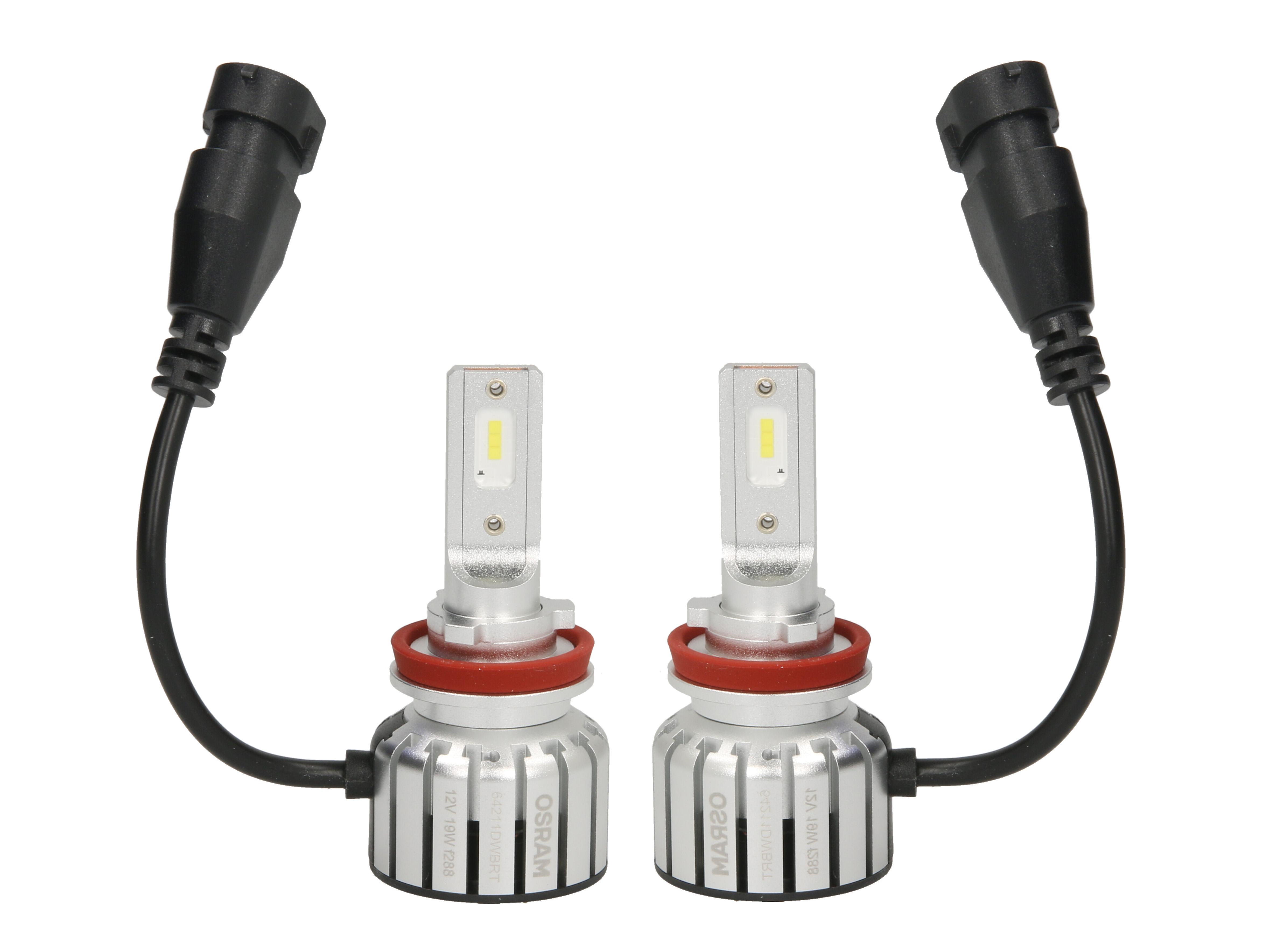 Комплект світлодіодних автоламп H8/H11/H16/H9 LED 12V 19W 6000K PGJ19-2/PGJ19-5/PGJ19-1/PGJ19-3 / OSRAM (64211DWBRT-2HFB) osram фото 3