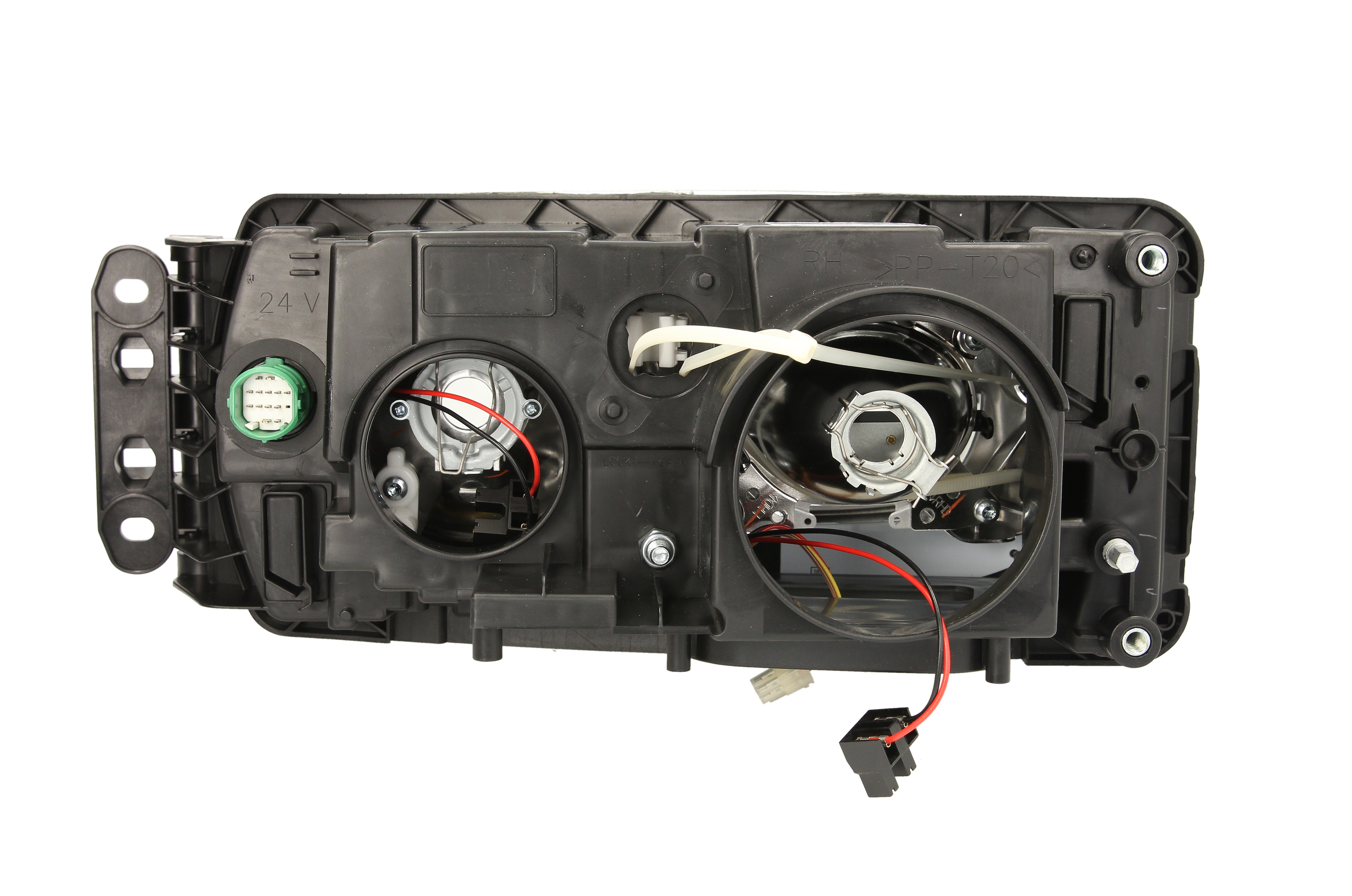 Фара прав (12LED*1WATT/H7, електричн, без мотора, без контролера LED) IVECO EUROCARGO IV, EUROCARGO V, STRALIS I, STRALIS II 02.02- фото 2