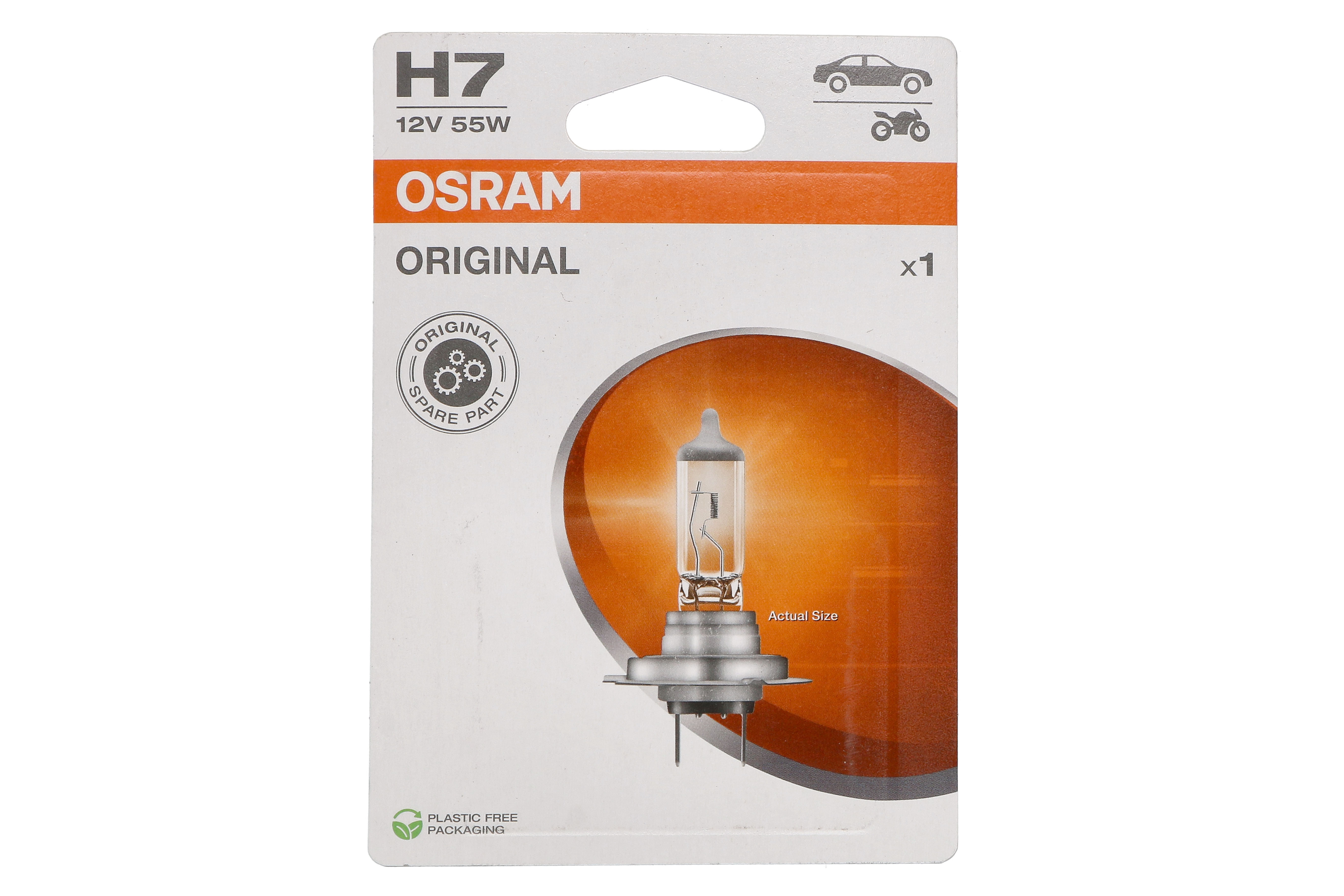 Автолампа галогенова 55W H7 12V 55W PX26D/ORIGINAL LINE/1ШТ. BLISTER OSRAM (64210-1BL) osram фото 4