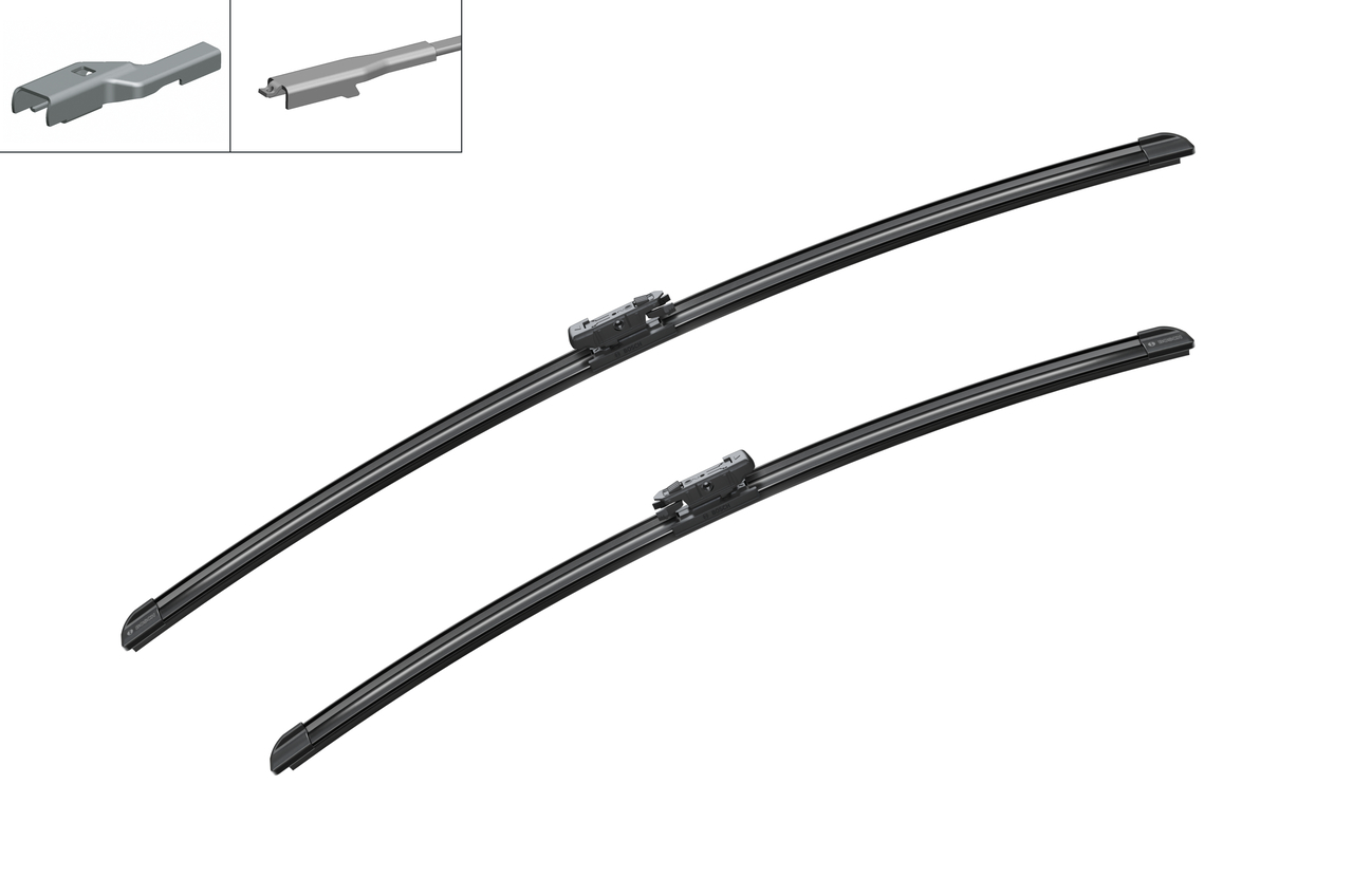 Set 3 stergatoare CITROEN C4 I Saloon din 2006-2014, Bosch Aerotwin, din cauciuc siliconat rezistent