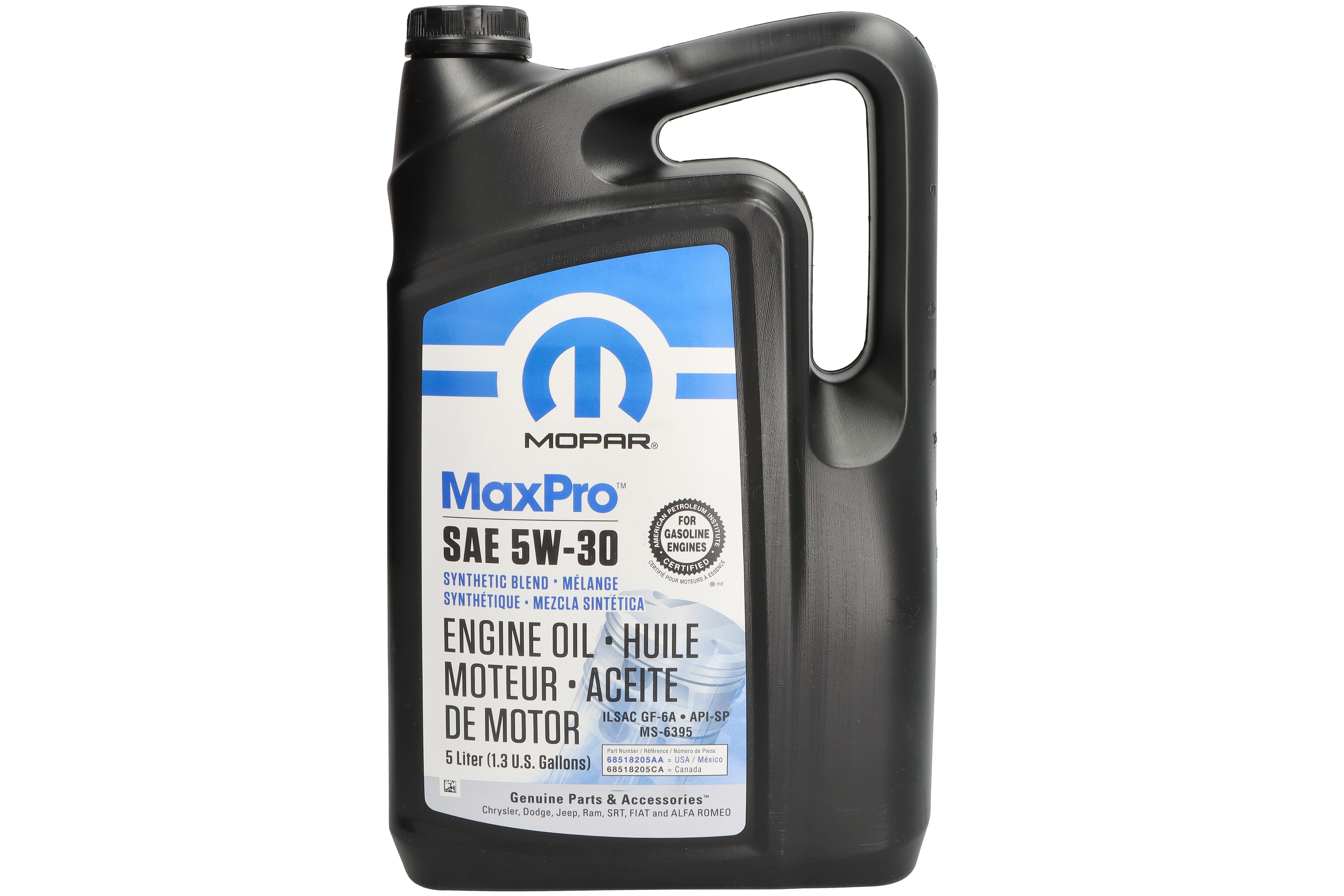 Моторна олива MaxPro (5L) 5W30 ,API SM, CHRYSLER MS-6395