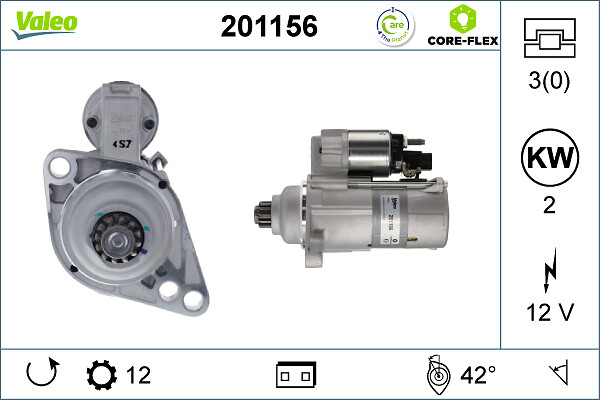 Anlaser starter za vozilo AUDI A1