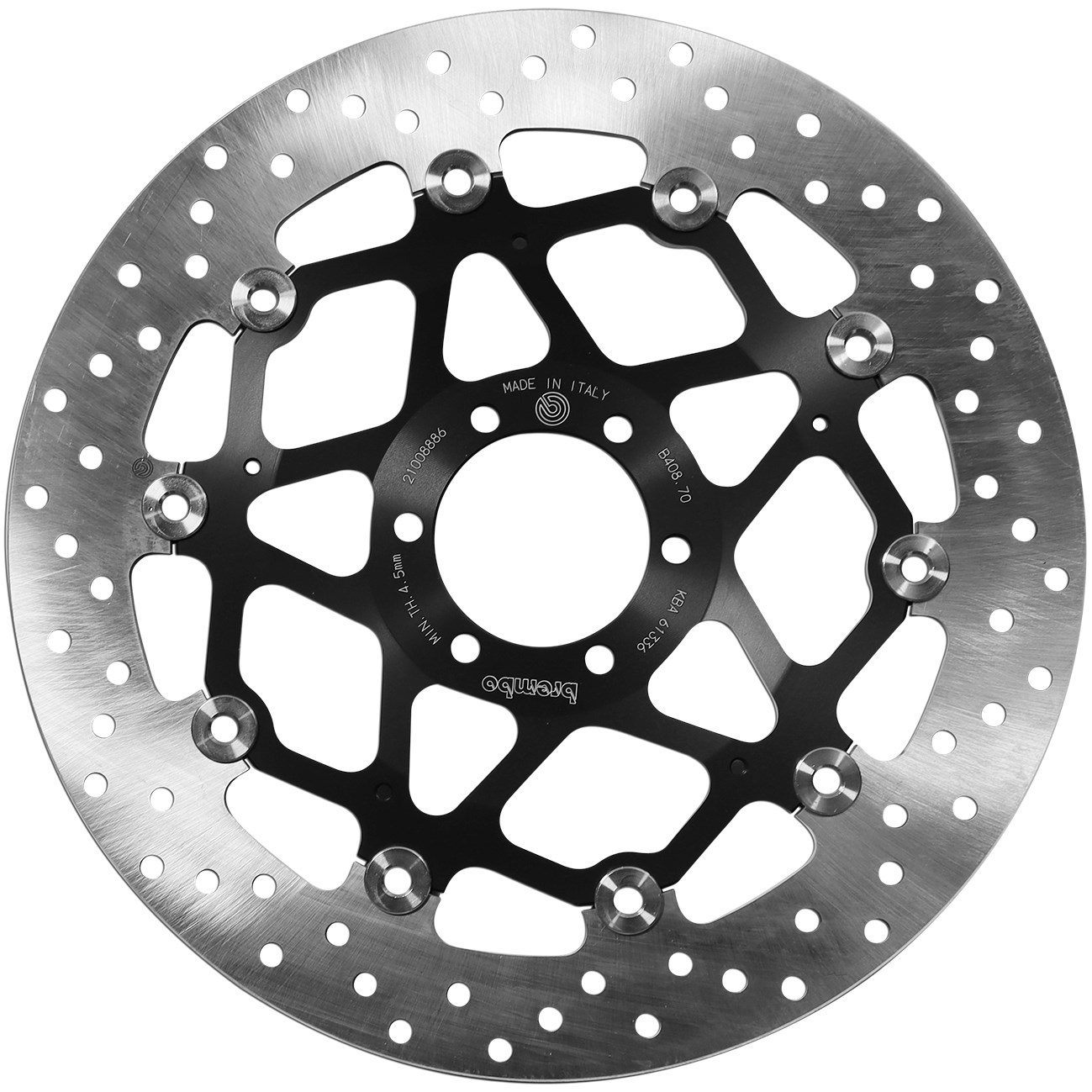 BREMBO brzdový kotouč APRILIA NA 850 (MANA) GT ABS, (MANA) 08-11, PEGASO 650 (STRADA) 05-10, RS 125 (EXTREMA), (REPLICA), (80 KM/H), (TUONO) 92-12, RSV 1000 R, -4 01-09, SL 750 ABS GT (SHIVER), 750 (SHIVER), 1000 (FALCO), 750ABS (SHIVER) 00-10, SMV 750 (D