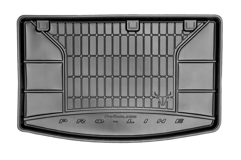 Set Covorase Auto Si Tavita Portbagaj KIA RIO III (UB) din 2011-2017, Cauciuc, Protectie Porbagaj, 4x Stickere auto cu KIA