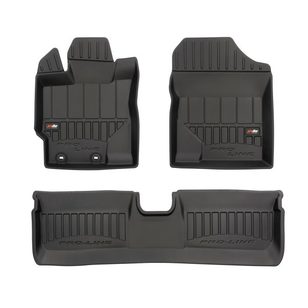Set Covorase Auto Si Tavita Portbagaj TOYOTA YARIS (_P13_) din 2010-2020, Cauciuc, Protectie Porbagaj, 4x Stickere auto cu TOYOTA