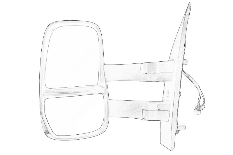 Lijevi retrovizor za vozilo IVECO DAILY 6 03.14-