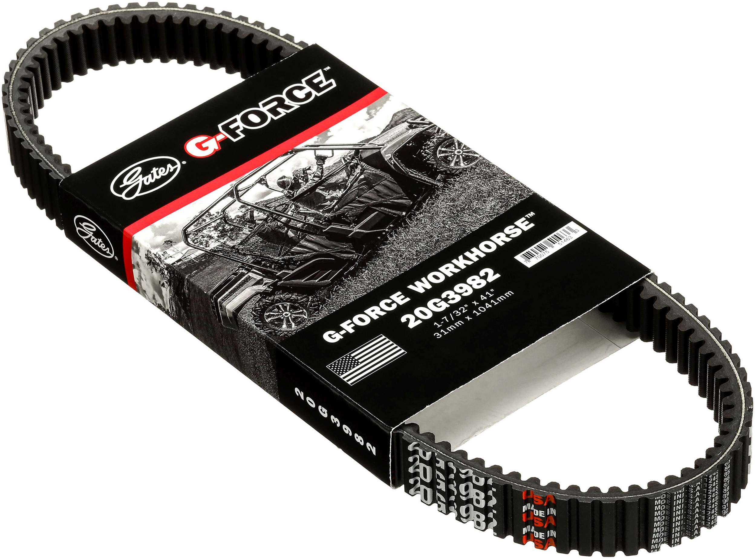 GATES hnací klínový řemen, variomatik POLARIS SPORTSMAN 800EFI, 700 EFI 07 (20G3982, 9825-01050, 9827-01050, 3211116)