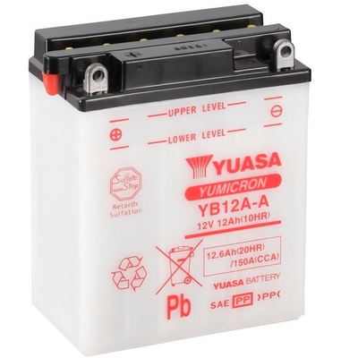 YUASA startovací baterie BENELLI 250 250 4 76, 650 650 SPORT 78-82, DUCATI SS 900 MHR (M.HAILW.REPL.) 77-81, HONDA CB 500 (FOUR), 500T (TWIN), 450S, 250G, 400A HAWK HONDAMATIC, 650B, 550F (SUPERSPORT), 250ND (EURO), 250TII, 450SC (NIGHT HAWK), 400T (HAWK)