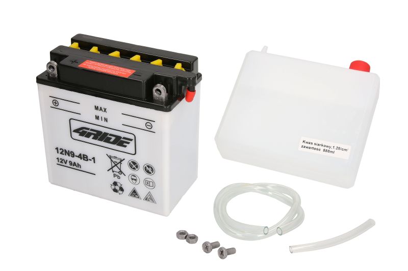 EXIDE startovací baterie APRILIA AF1 125 (SINTESI), (FUTURA), EUROPA, (SPORT PRO) 88-93, LEONARDO 150 98-99, PEGASO 125 89-95, SR 125 (RACING) 00-01,