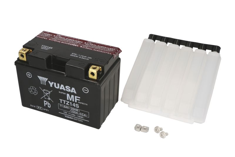 YUASA startovací baterie BMW C 600 (SPORT) 12, F 700 GS, 800GT 12-17, HP2 1200 (MEGAMOTO), (ENDURO), (SPORT) 05-11, R 1200 GS LC (ADVENTURE), GS (ADVENTURE) 08-17, BENELLI SPORT 1130 TNT 07-08, TNT 899, 1130 (CAFE RACER), 1130 (TITANIUM), 1130 (SPORT) 07-